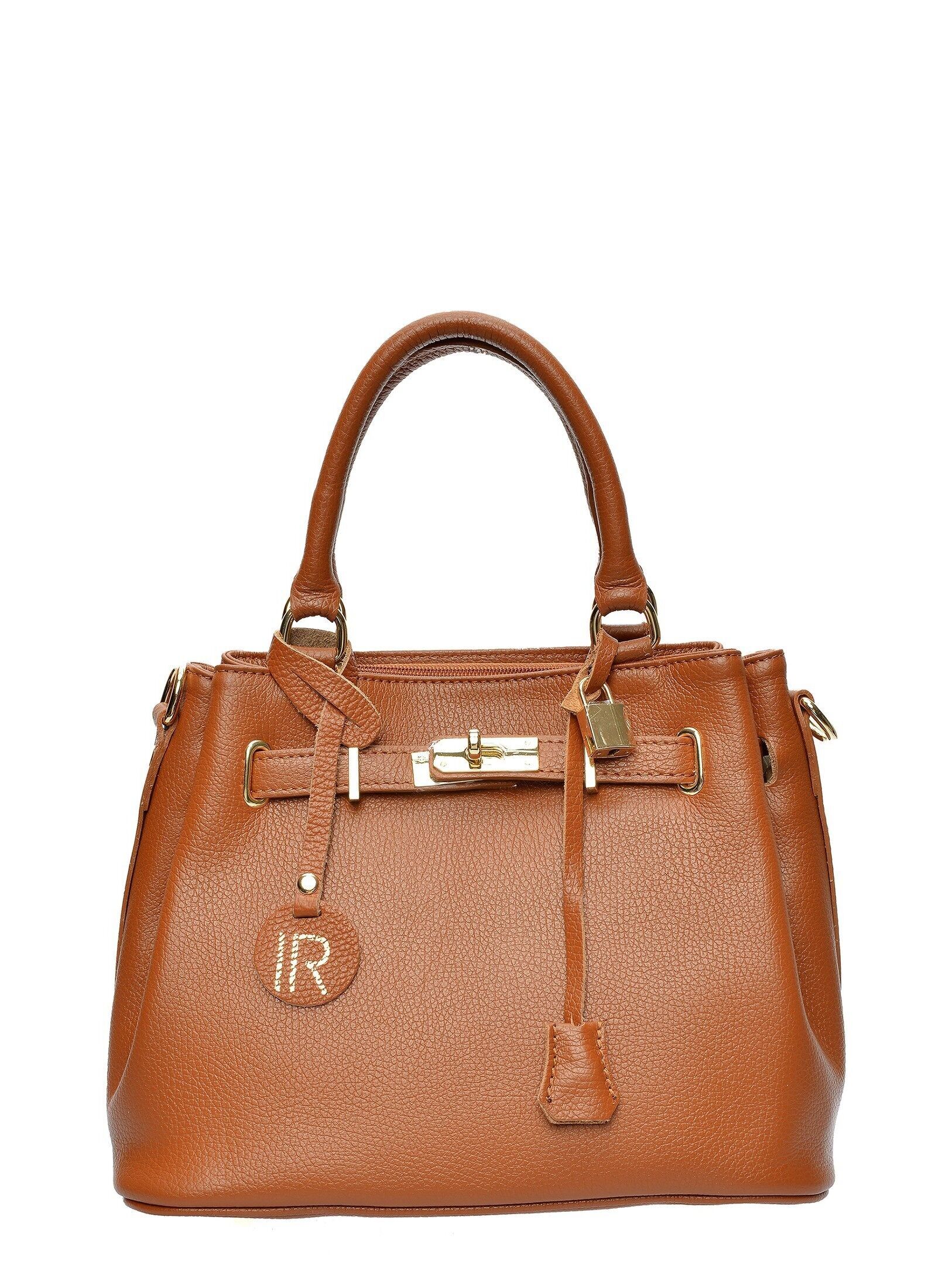 AW25 IR  125_COGNAC_Top Handle bag