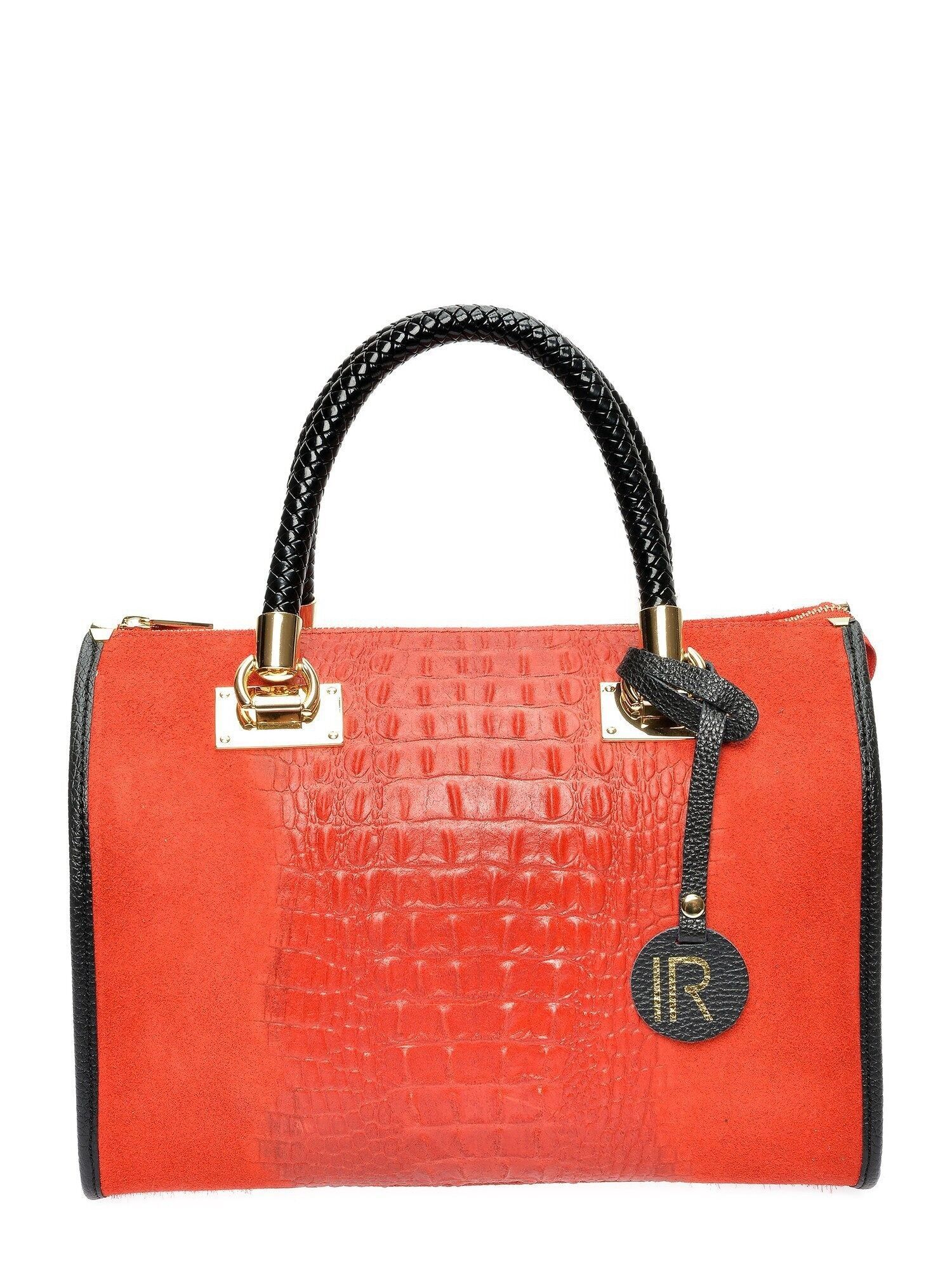 AW25 IR  822_ROSSO_Top Handle bag