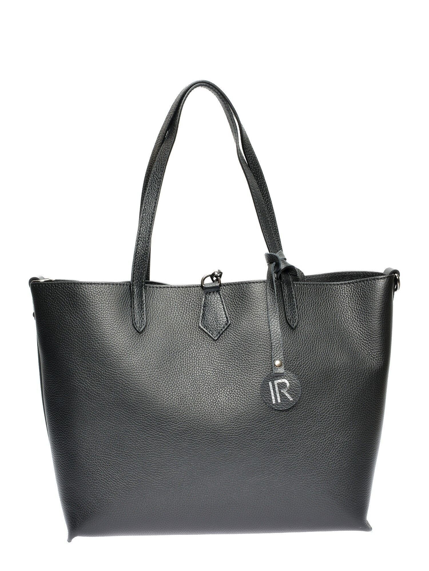 AW25 IR  1450_NERO_Tote bag