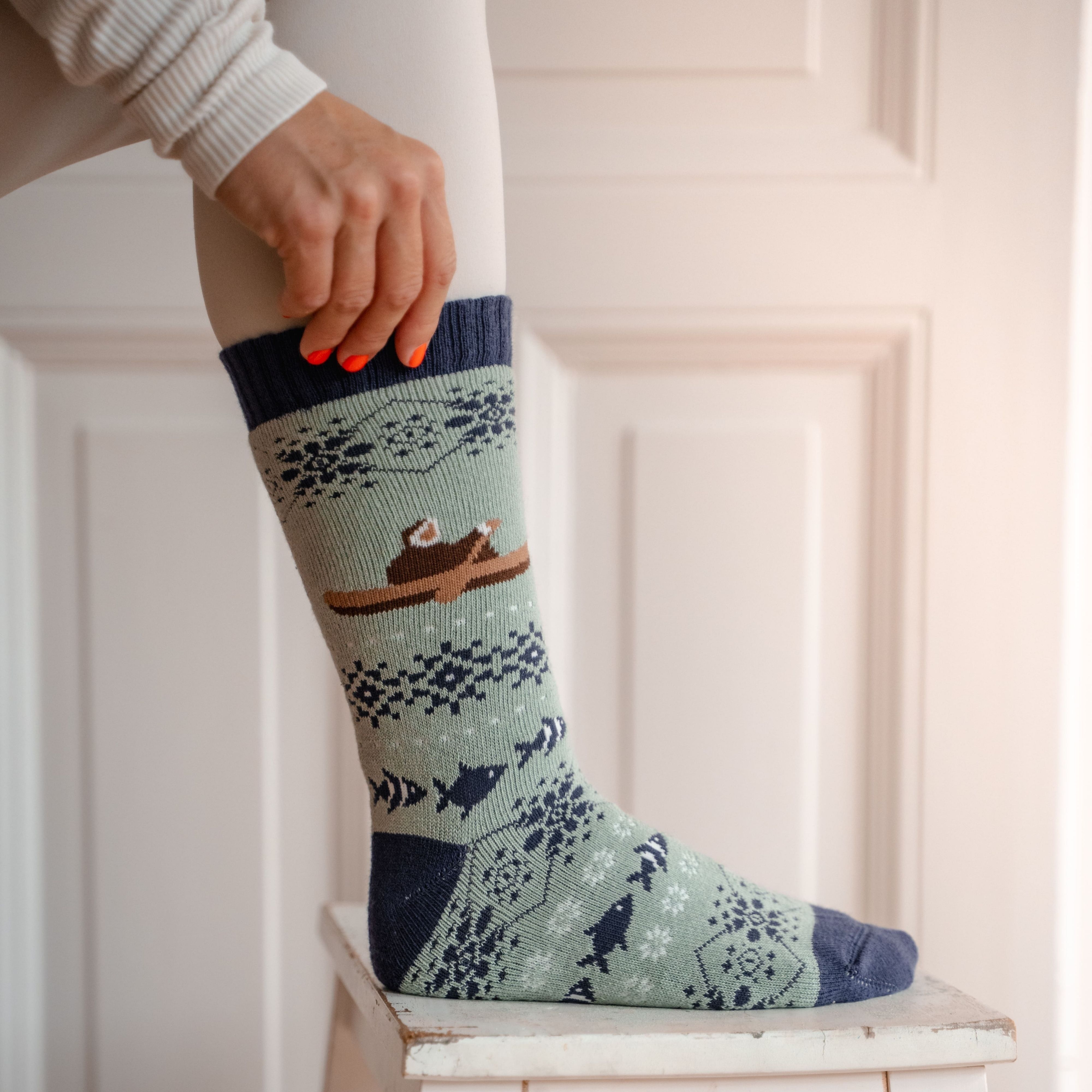 Chaussettes esquimales | Chaussettes Chaudes | Chaussettes Naturaleza | Barca