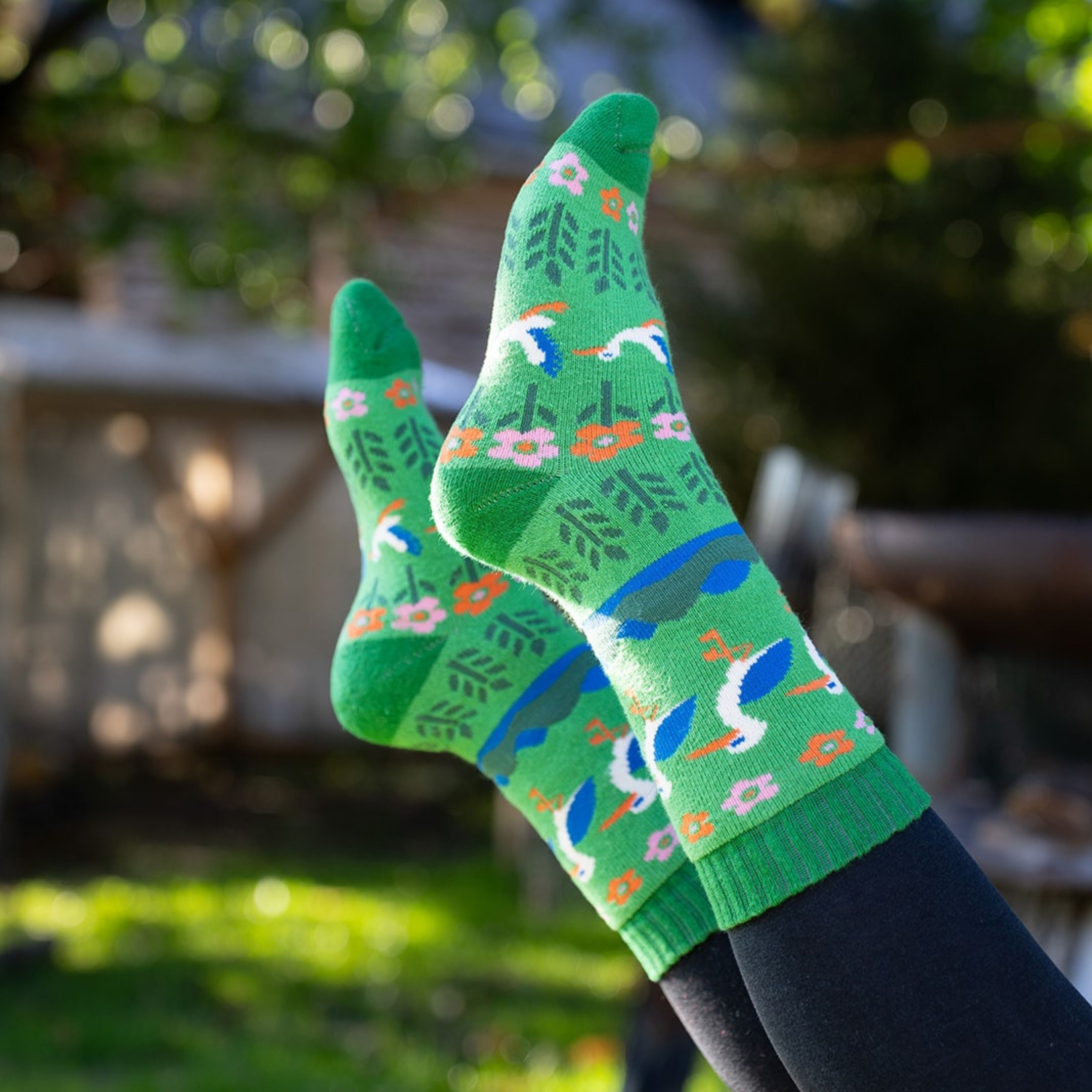 Chaussettes Cigogne | Zapatillas calientes | Chaussettes Naturaleza | Chaussettes Hiver