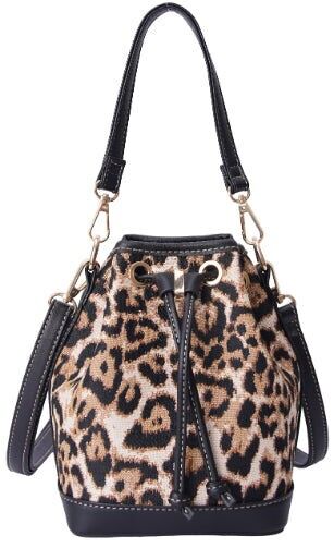 Leopard Print - Bucket Bag