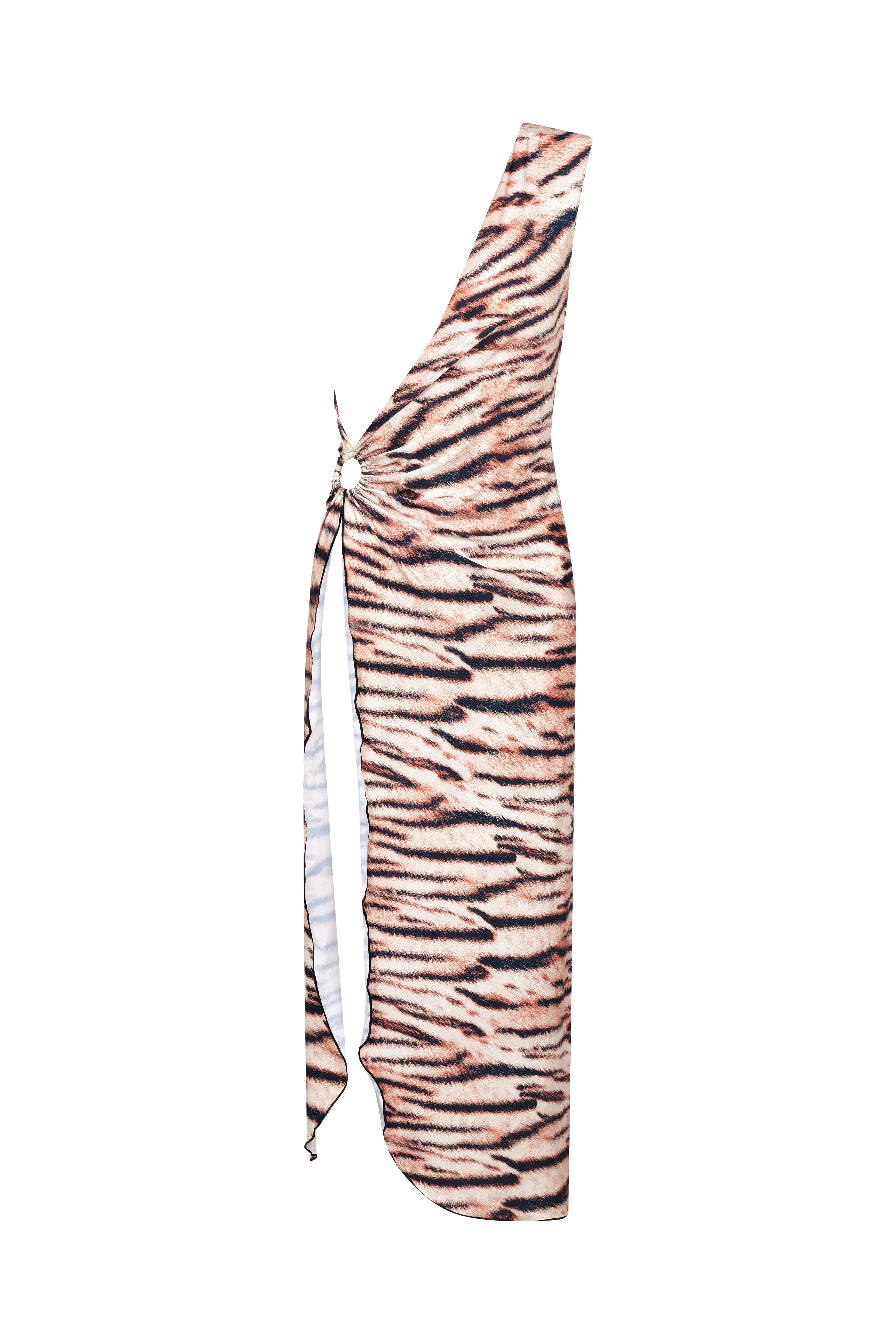 ROBE FLORA IMPRIMÉ TIGRE