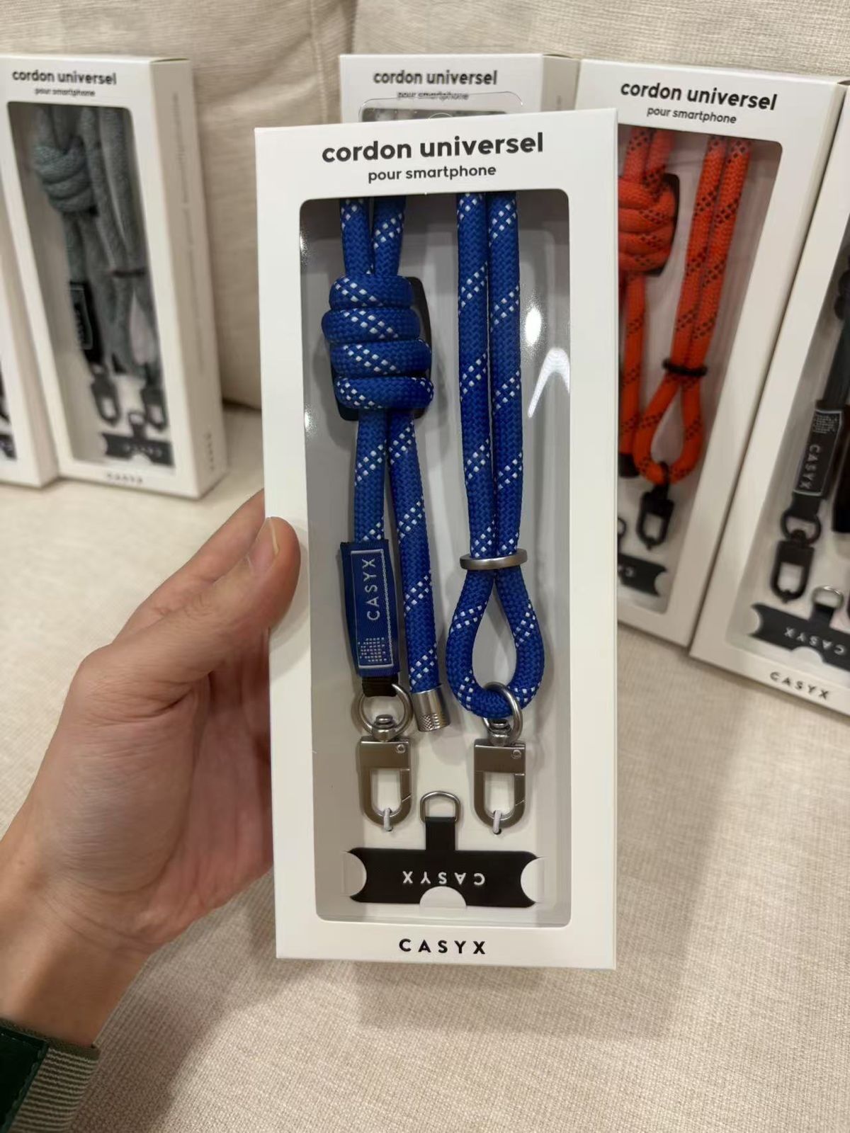 Telefonkabel: Grün meliert