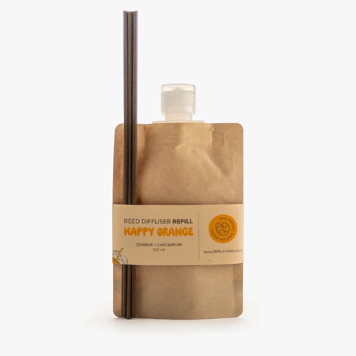 Happy Orange Reed Diffuser Refill 100ml