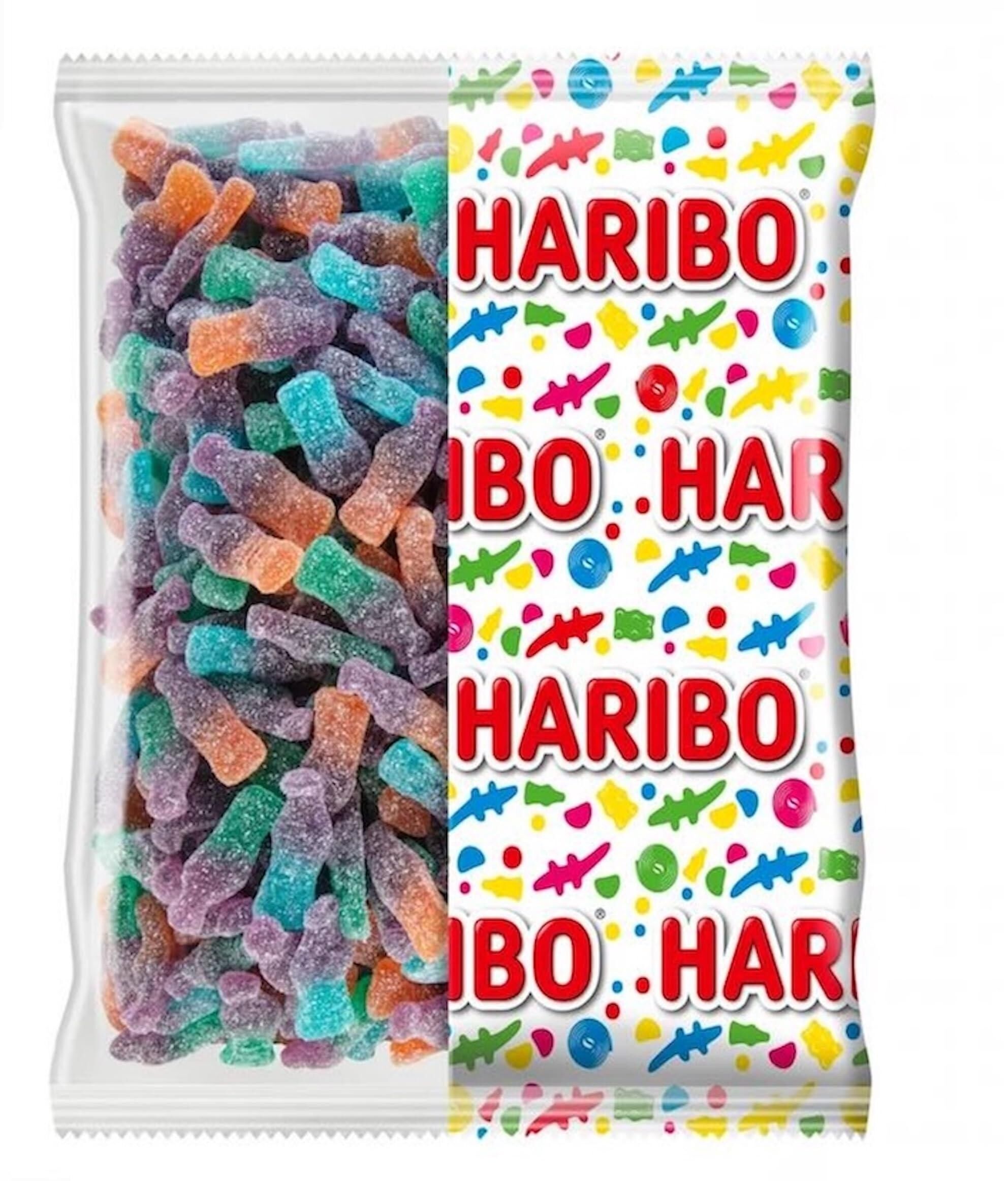HARIBO - Purple Cola PIK - Spicy Candies - No Artificial Colors - 3 Mystery Flavors - 2 kg Bulk Bag
