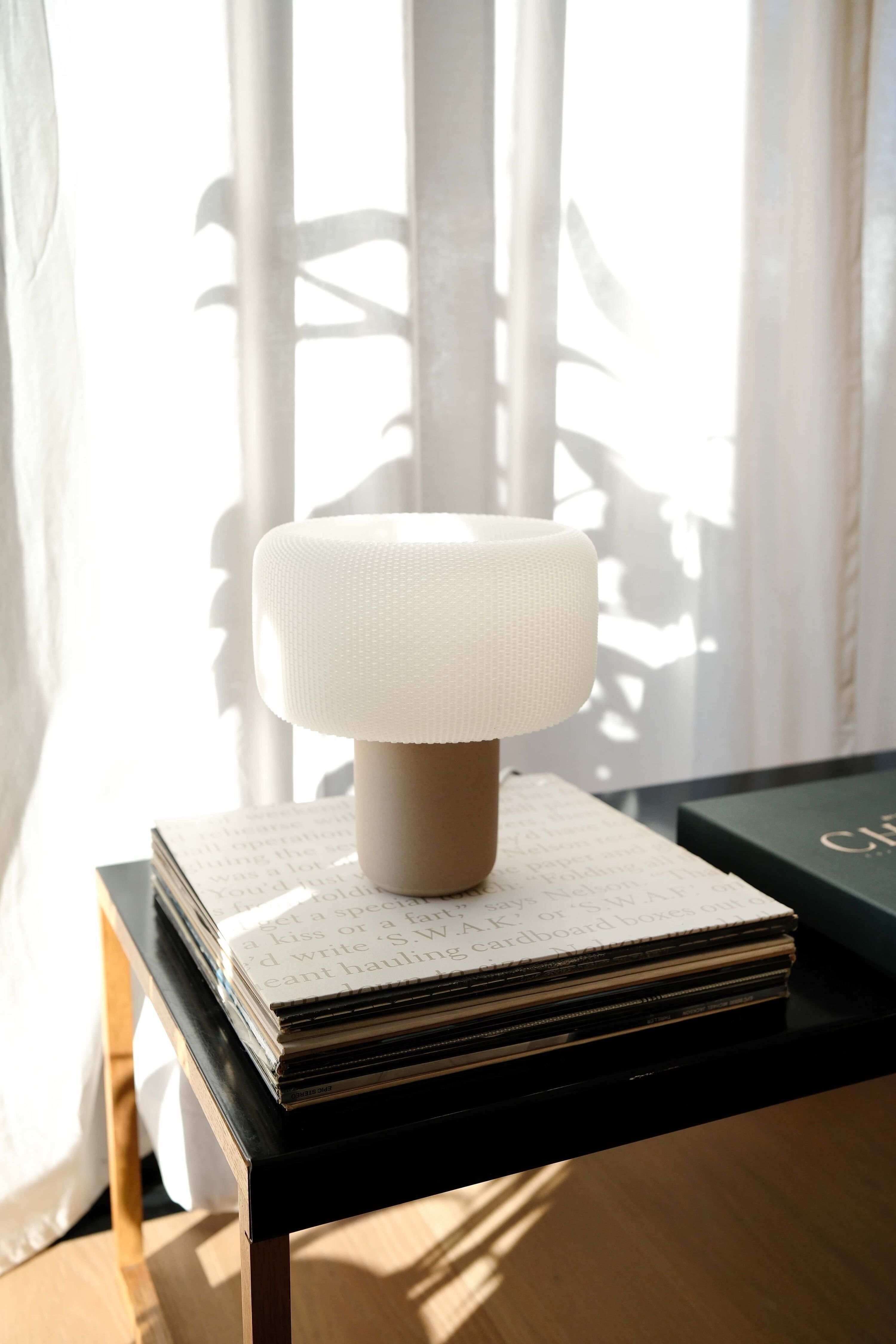 Lampe Champignon beige natur