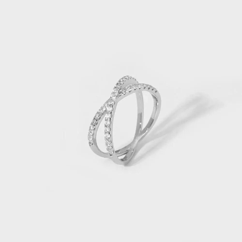 Anello Sparkle Kreuz