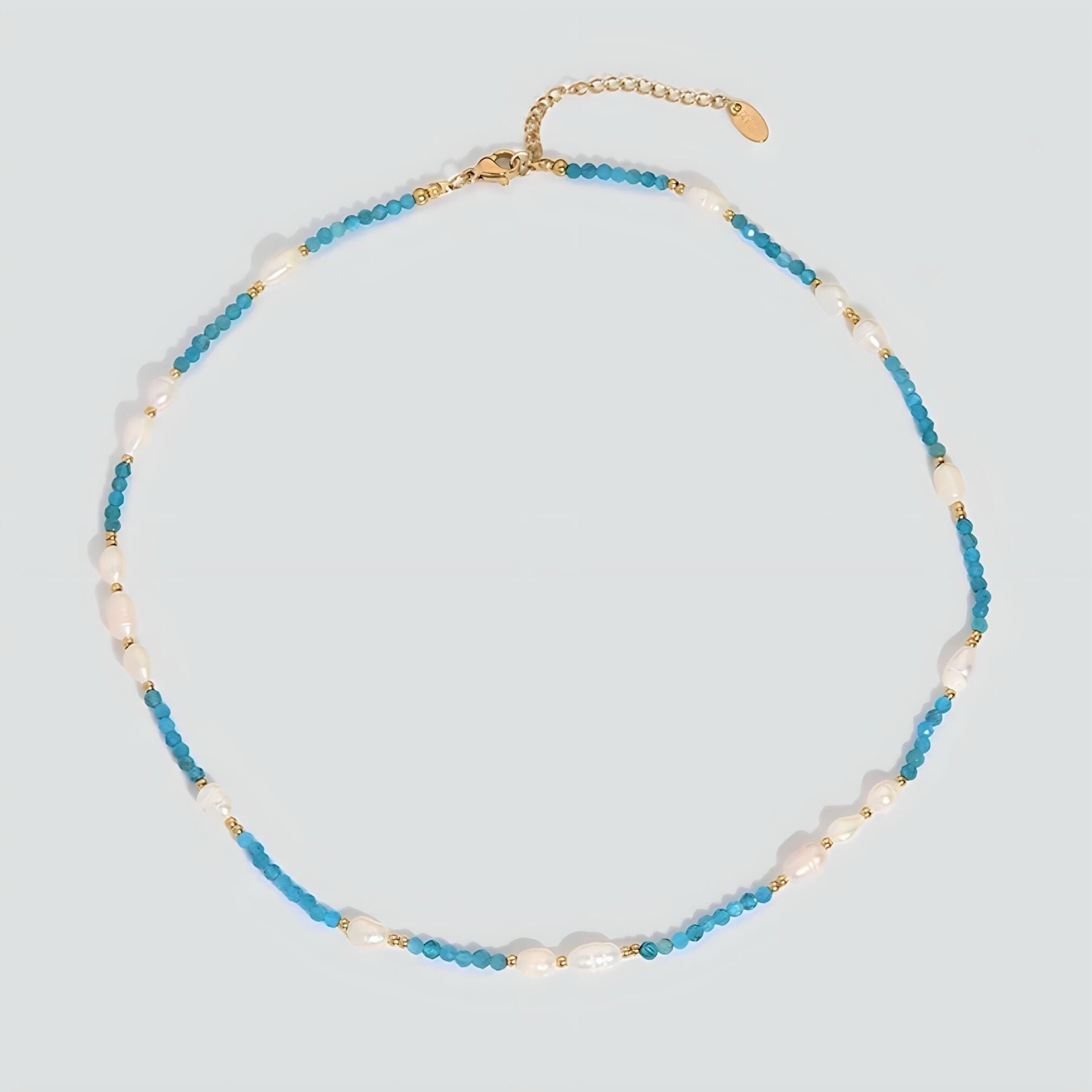 Blue Pearl Kette