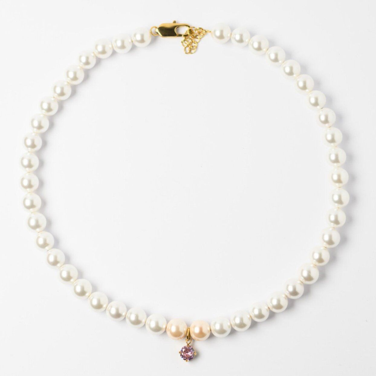 Rose Sunset Perlen Kette