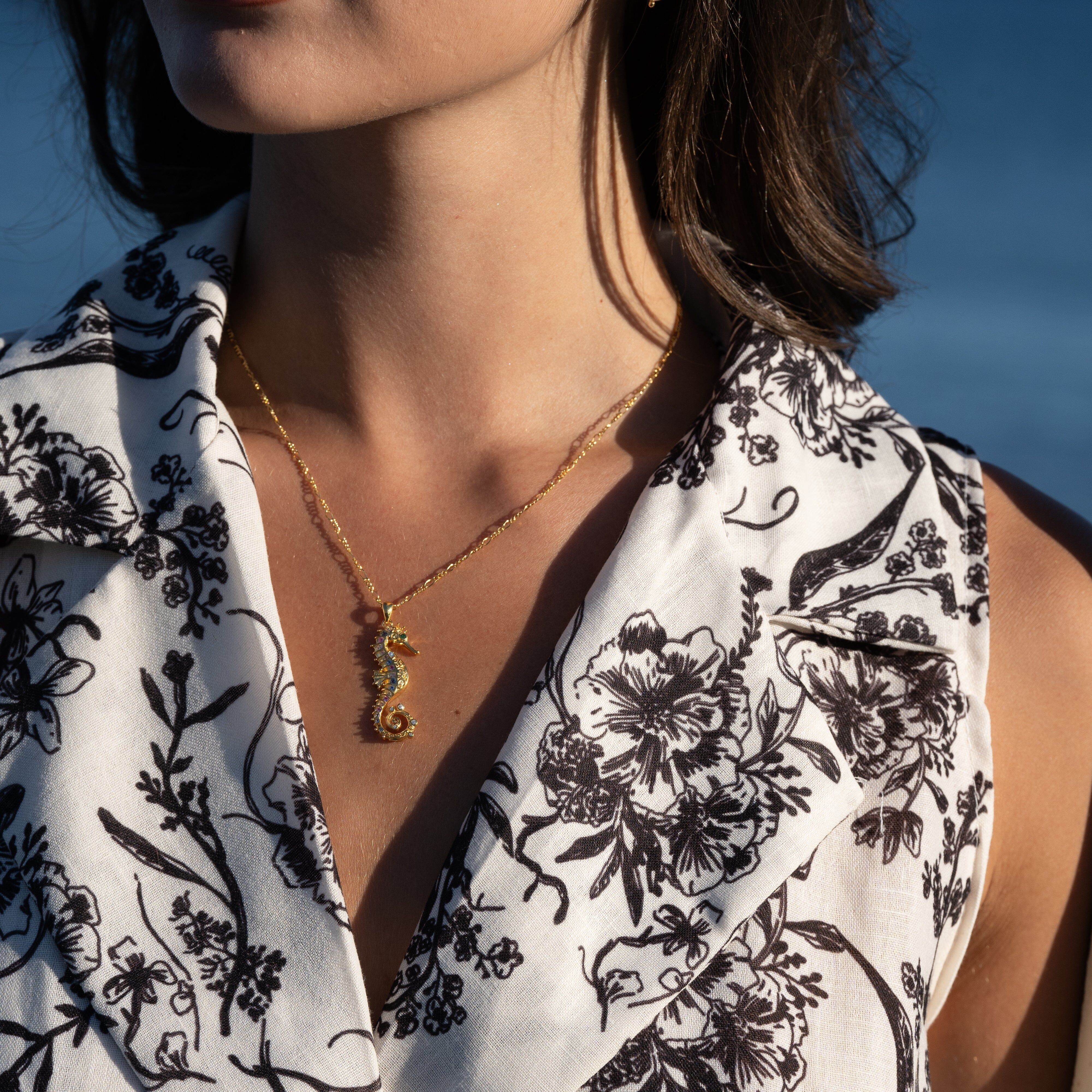 Seepferdchen Kette 925er