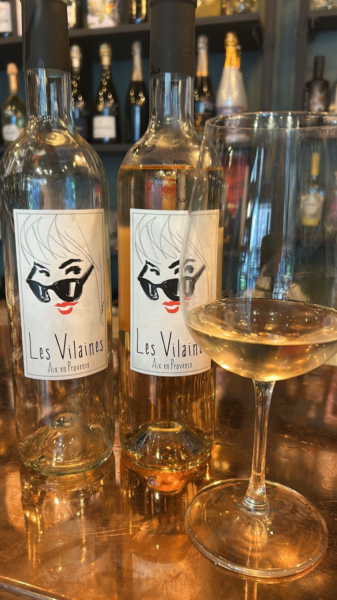 Les Vilaines rosé wine 2025 (purchased by the case of 6 bottles)