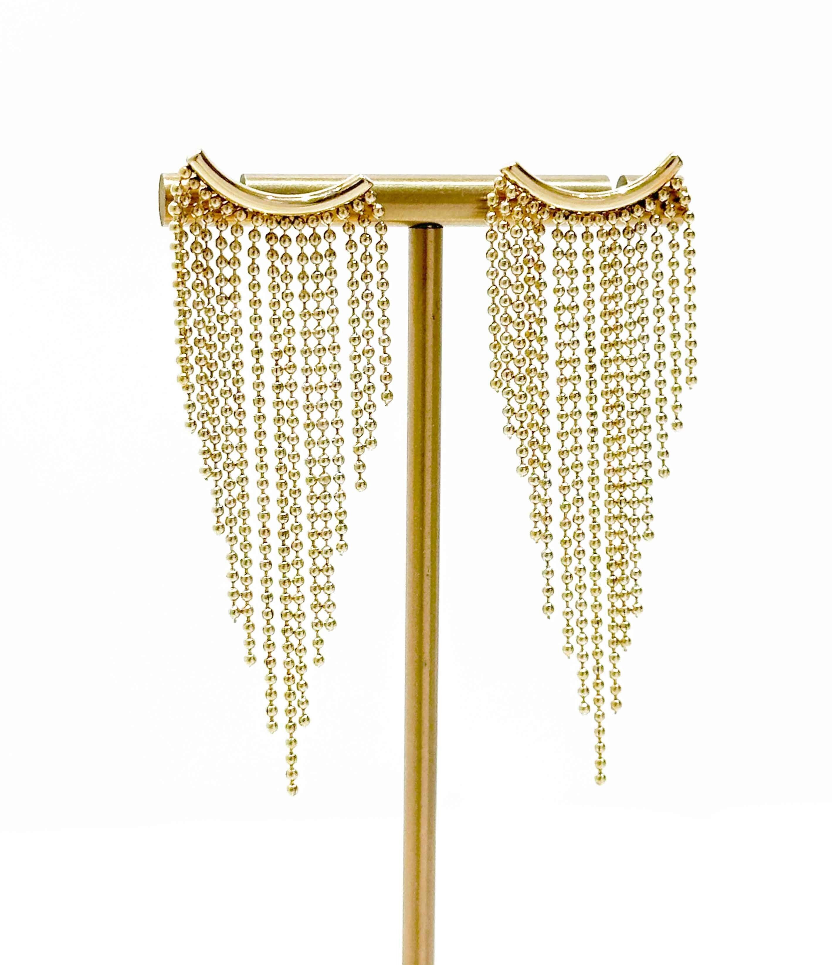 Orecchini pendenti a sfera - Acciaio inossidabile 316L