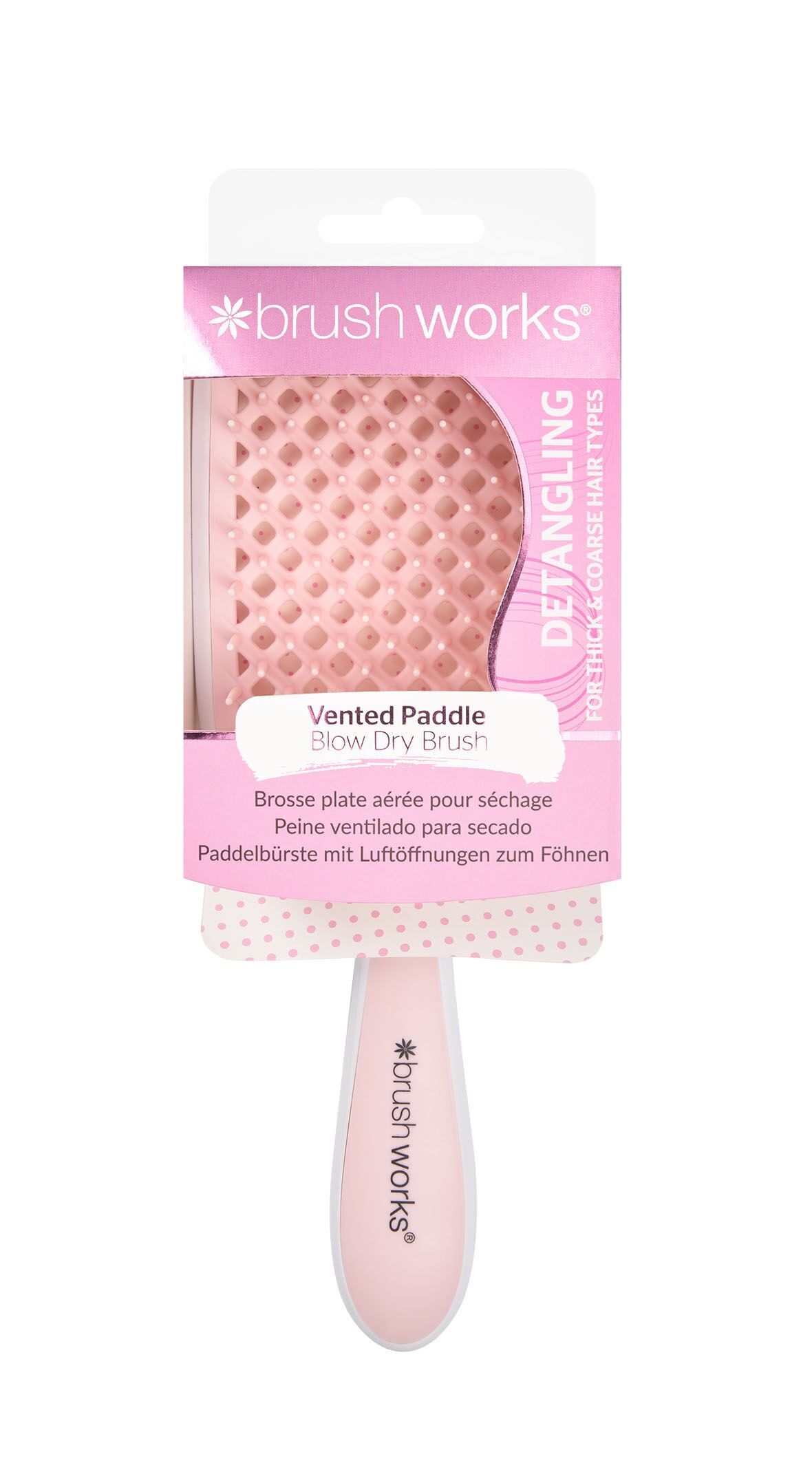 Brosse à cheveux ventilée Brushworks pour brushing