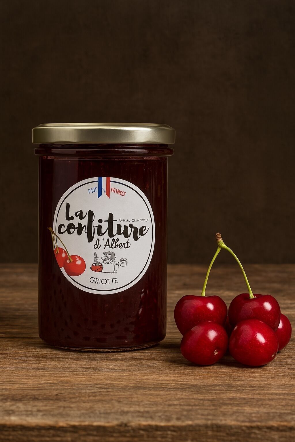 Organic Morello cherry jam