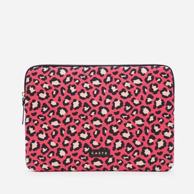 iPad (or other tablet) cover - Rose Leopard