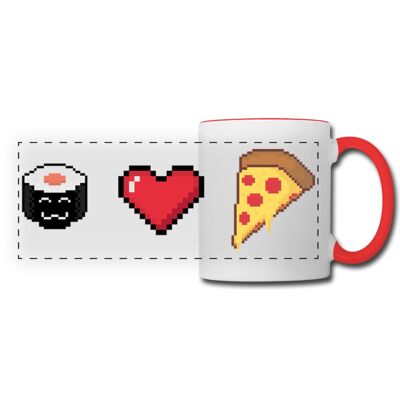 Sushi & Pizza & Love Mug