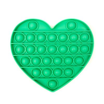 Giocattoli agitati | Pop it | cuore verde