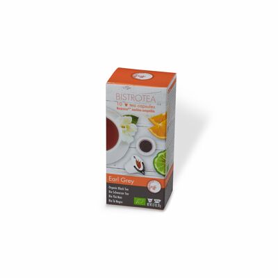 Organic English breakfast black tea capsules compatible with Nespresso machines 'home compost'