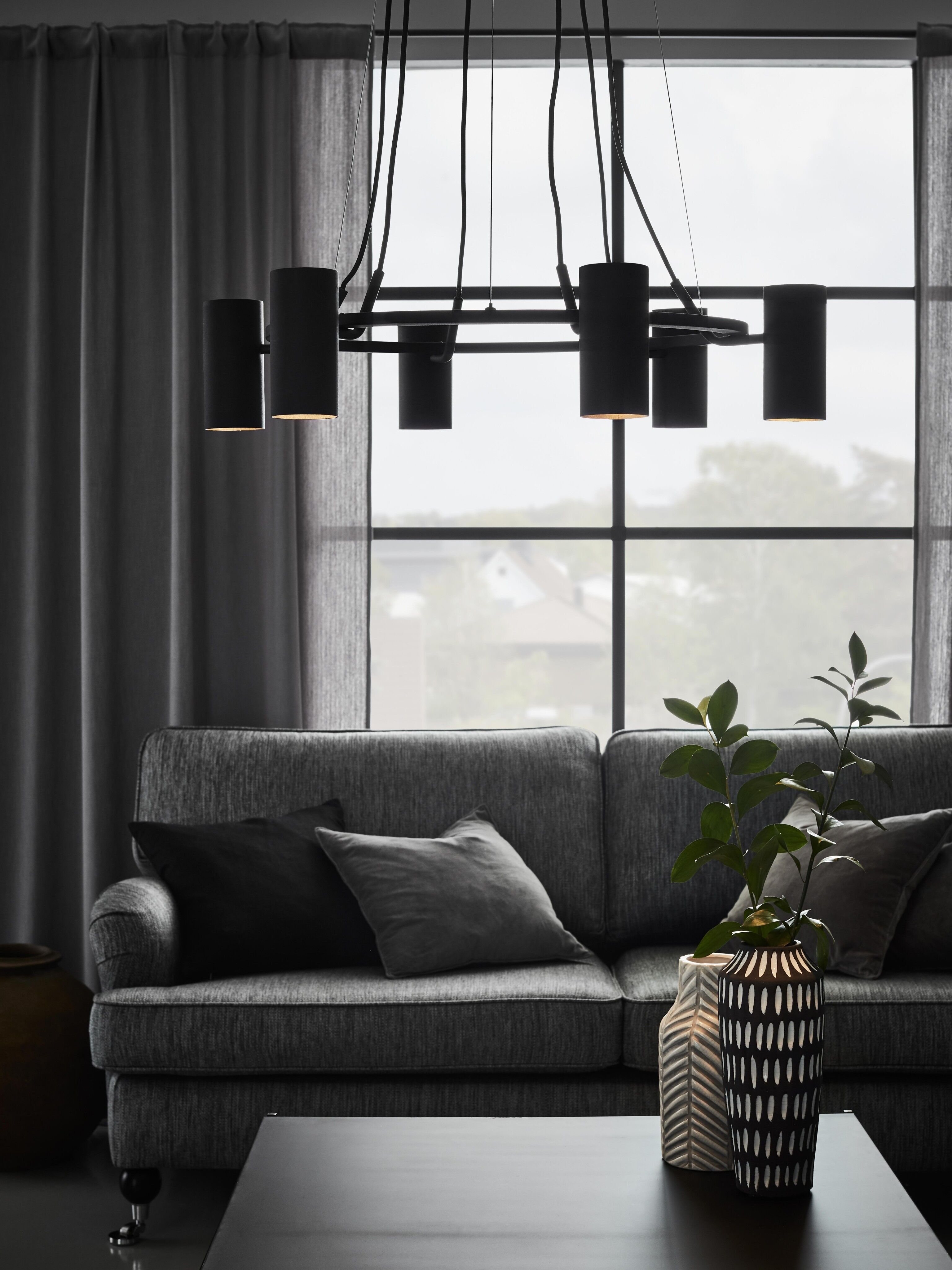 PORTO Pendant 6L Black