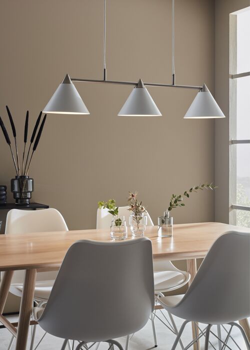 KLINT Pendant 3L White/Steel