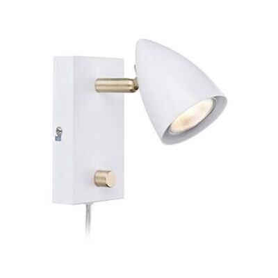 CIRO Wall 1L White/Brass