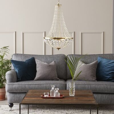 GRÄNSÖ Lampadario 2L 40cm Ottone Spazzolato/MC