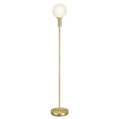 MINNA Floor 1L Brushed Brass/White