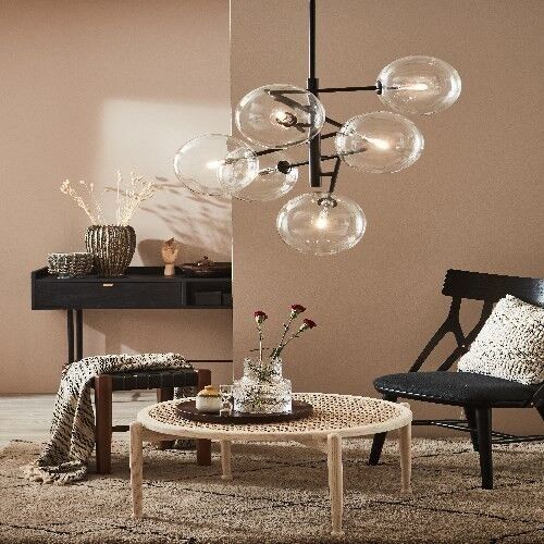 ANDREW Ciondolo 6L Nero/Trasparente