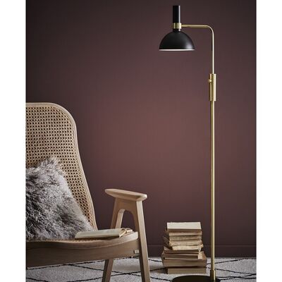 LARRY Floor 1L Noir/Laiton Brossé