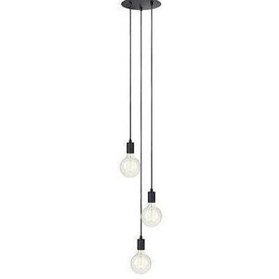 SKY Pendant 3L Round Black