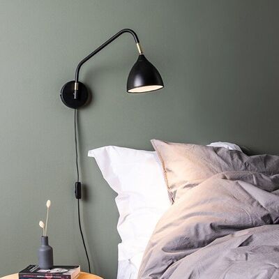 VALENCIA Mur 1L Noir/Laiton