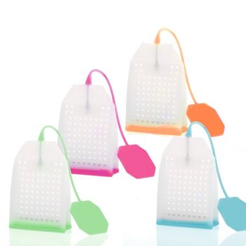 Filtre à thé vert | Sachet de thé en silicone | passoire à thé | distributeur de thé 1