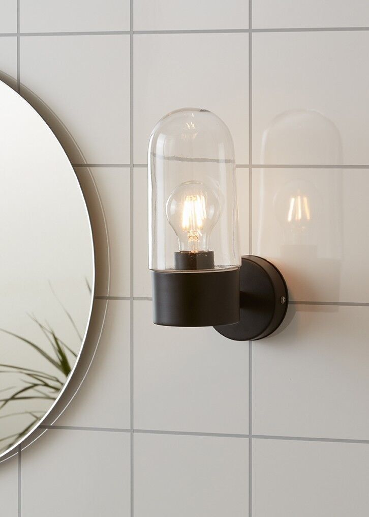 ZEN Wall 1L Schwarz/Klar IP44