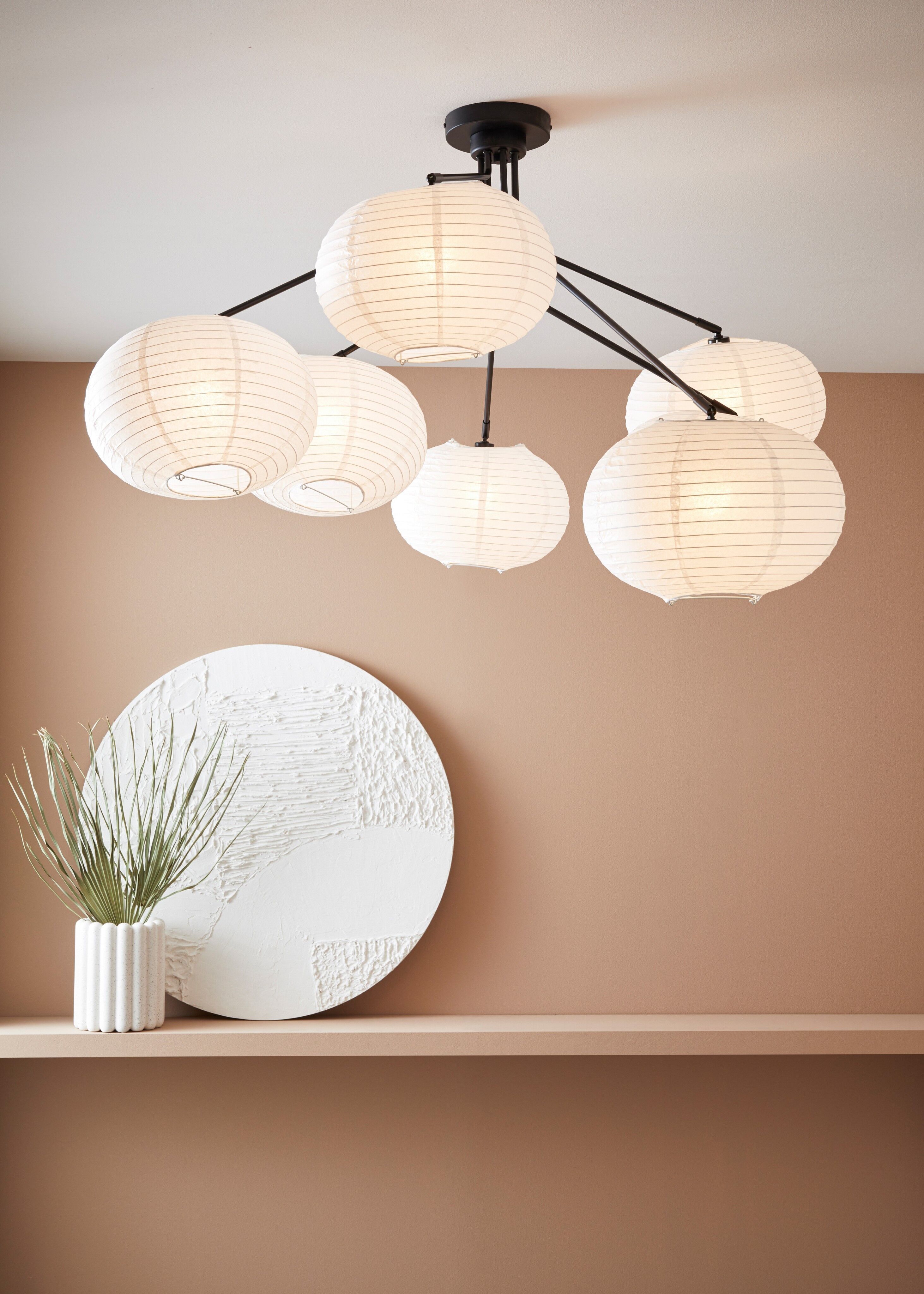 GALAXY Soffitto 7L Nero/Bianco