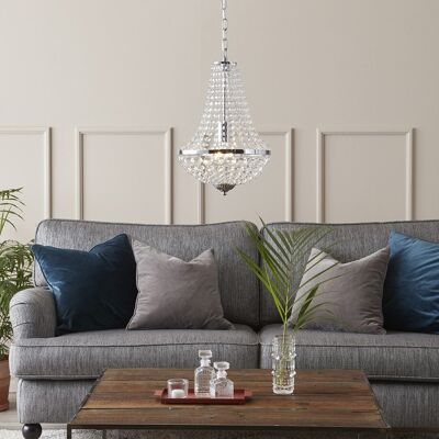 GRÄNSÖ Lampadario 1L Cromo/MC