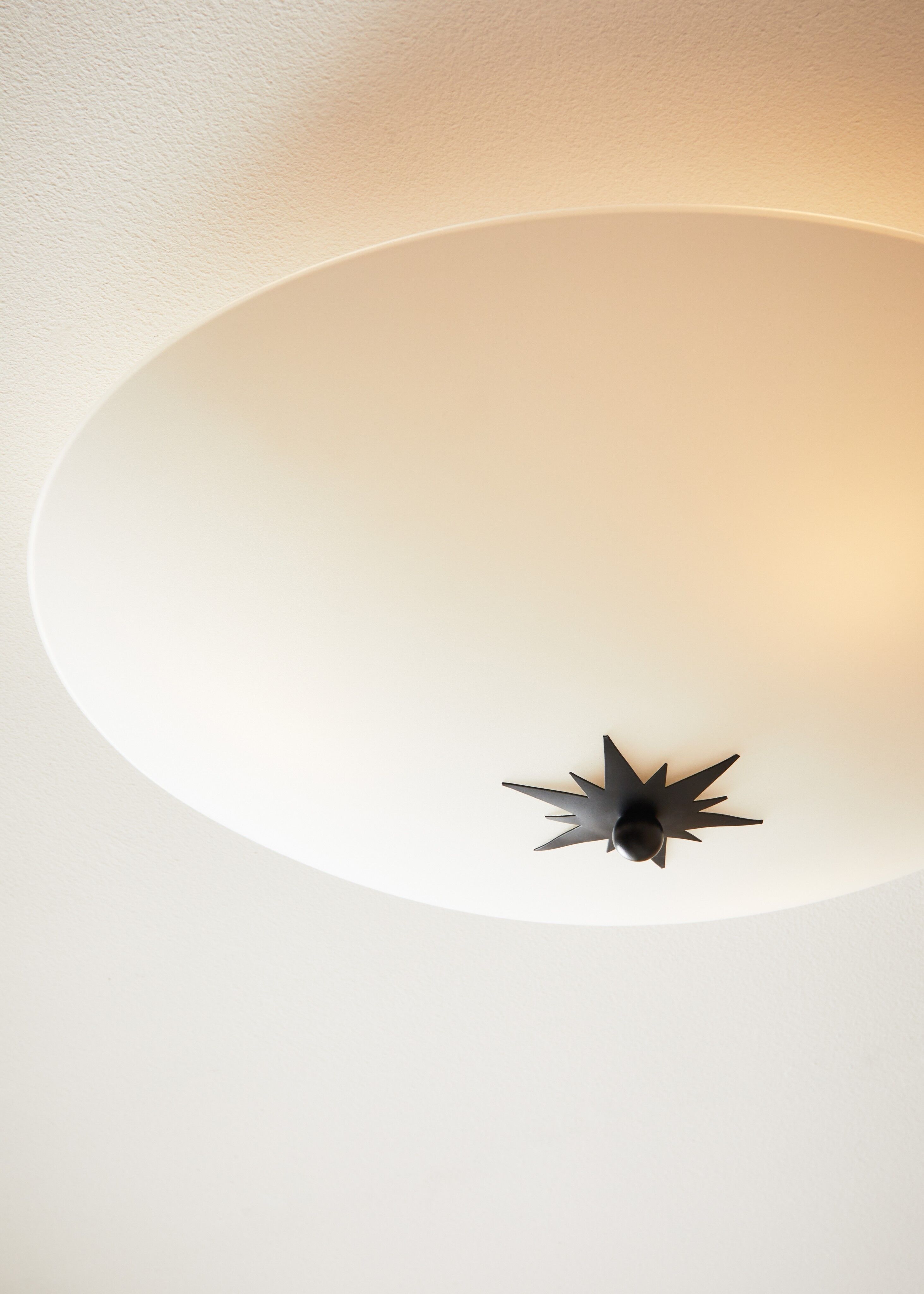 Plafond ROSE 43cm Bianco/Nero