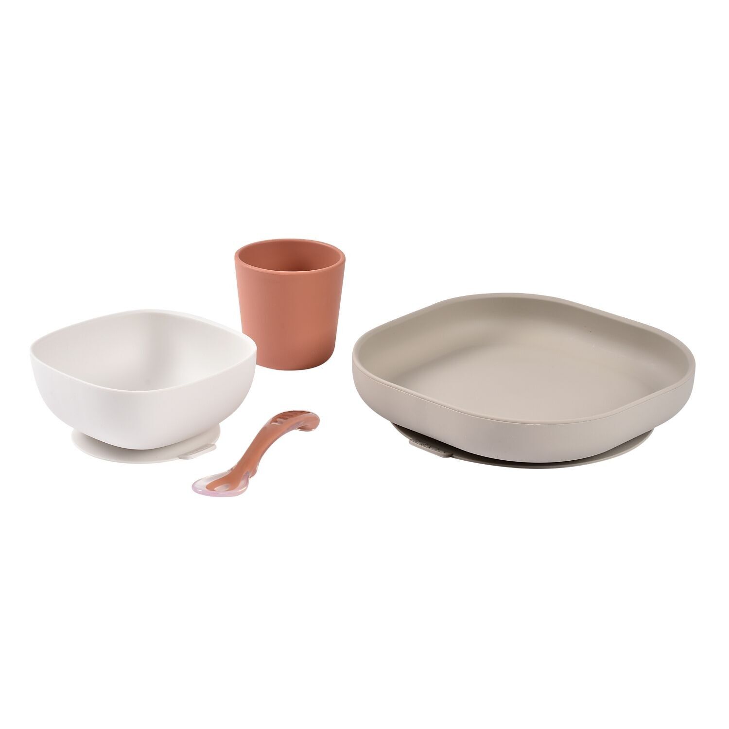 BEABA, Terracotta silicone meal box