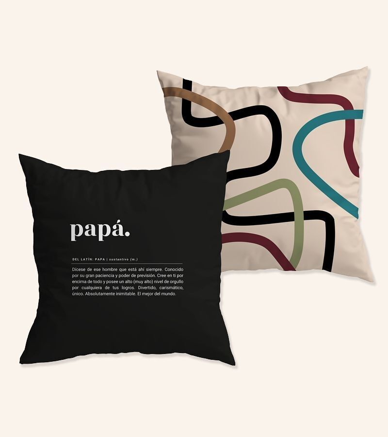 Funda de cojín "Papá. Definición"