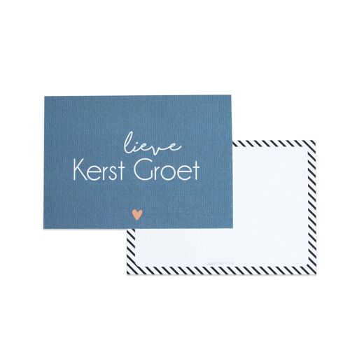 Lieve Kerst groet || Ansichtkaart