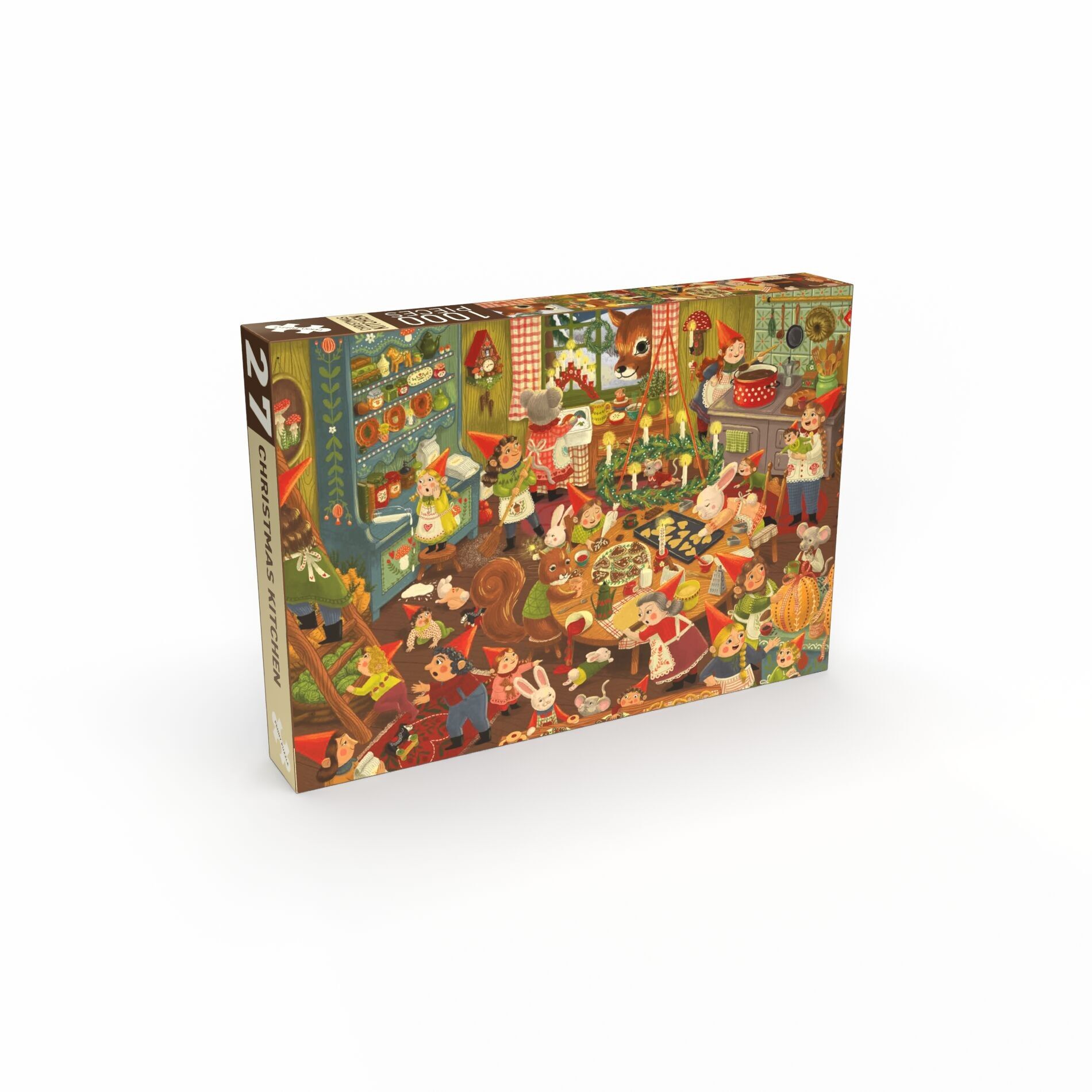 Puzzle da 1000 pezzi Cucina di Natale 48 x 68 cm +12 anni