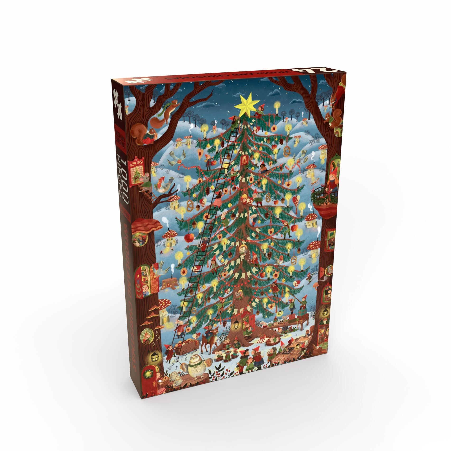 Puzzle WOODLAND CHRISTMAS da 1000 pezzi (46 x 68 cm) +12 anni