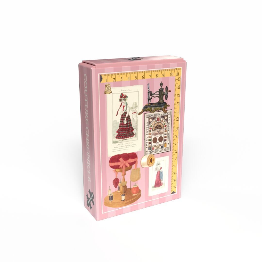 COUTURE CHRONICLES 99 Teile Vintage-Minipuzzle (10 x 14 cm) +12 Jahre