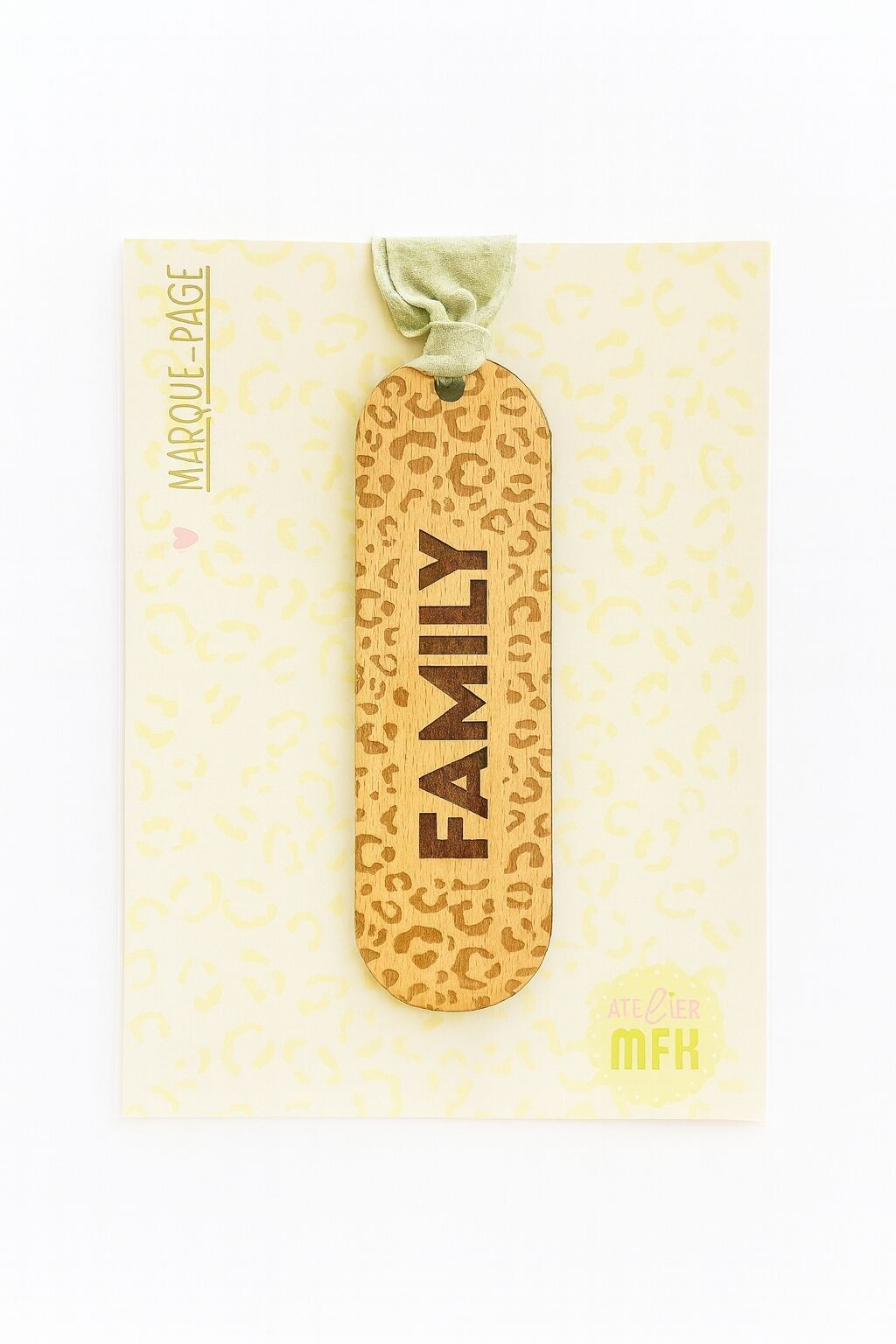 Personalisiertes Lesezeichen „Graou“ - Familie