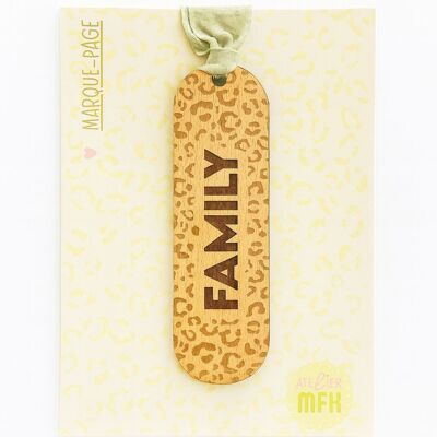 Marcapáginas personalizado “Graou” - Familia