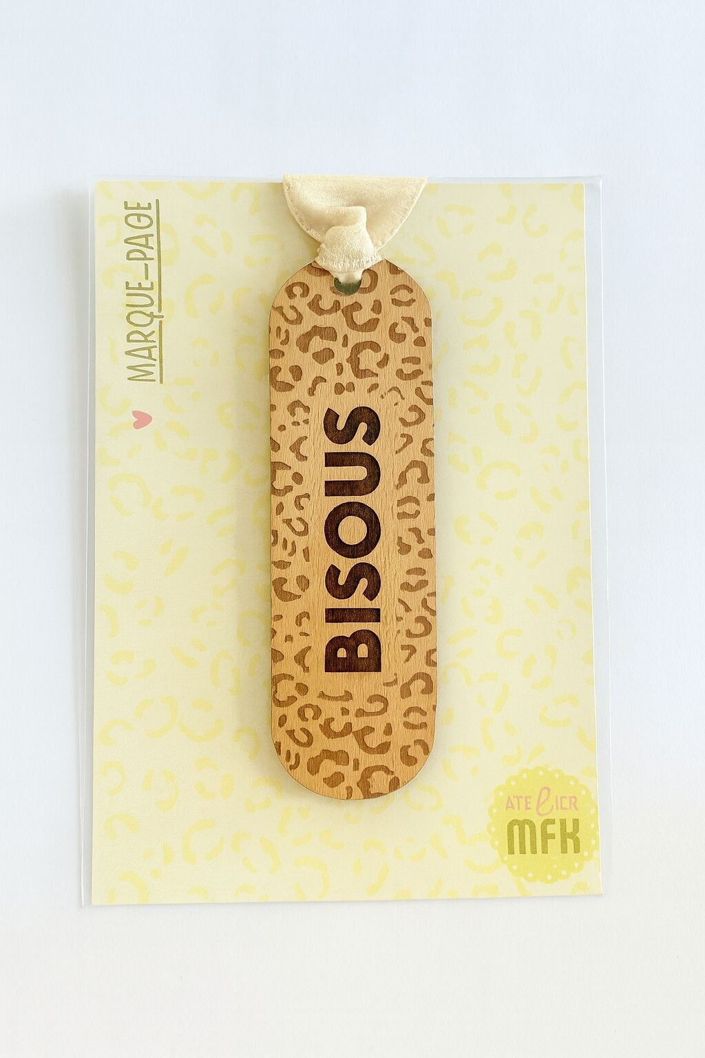 Personalisiertes Lesezeichen „Graou“ - Küsse