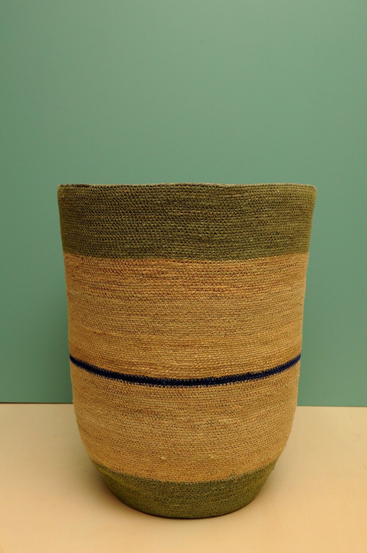 Grande vaso XL verde cestino