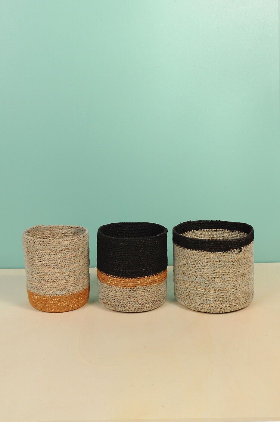 Set di tre fioriere Antra