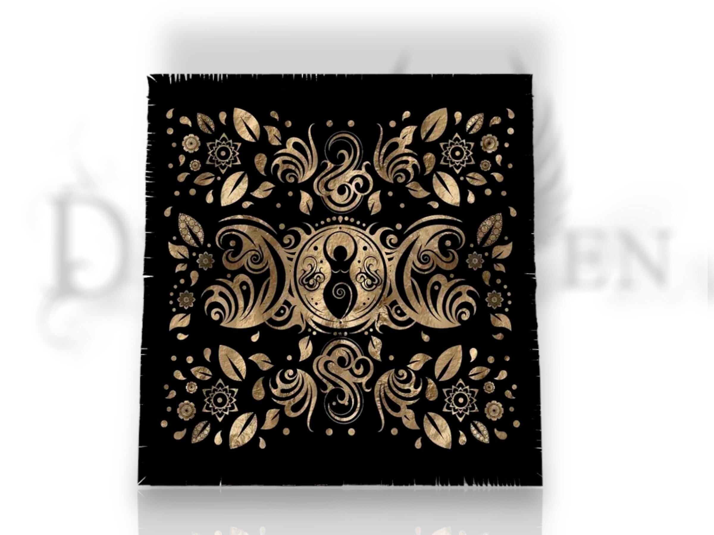 tovaglia d'altare fase lunare gaia sacra femminilità