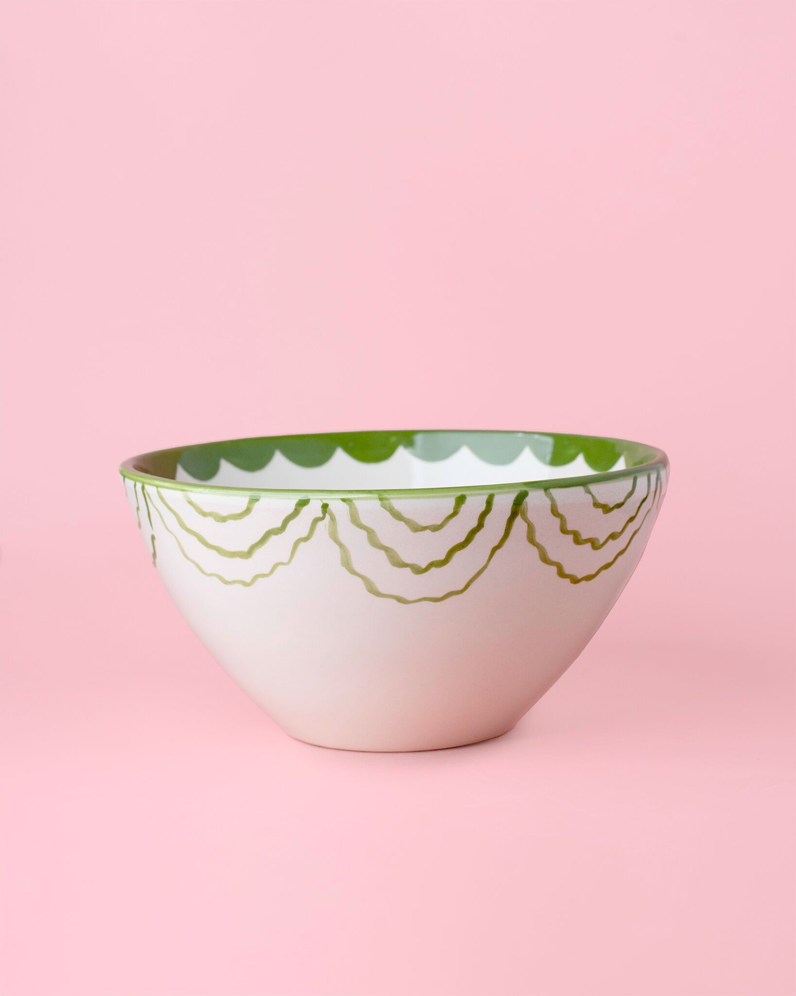 Insalatiera in ceramica 1.5l - 21cm / Arredamento Vintage per la Casa - Collezione Raíces